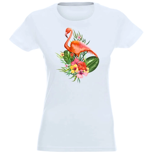 T-SHIRT KOSZULKA DAMSKA NADRUK FLAMING SUMMER