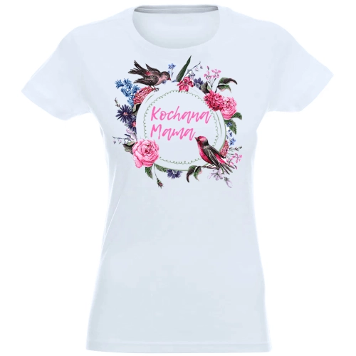 T-SHIRT KOSZULKA DAMSKA NADRUK KOCHANA MAMA