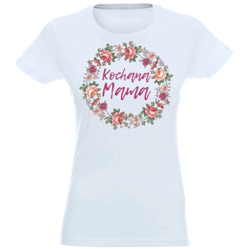 T-SHIRT KOSZULKA DAMSKA NADRUK KOCHANA MAMA