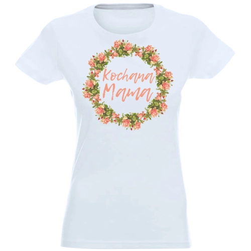 T-SHIRT KOSZULKA DAMSKA NADRUK KOCHANA MAMA