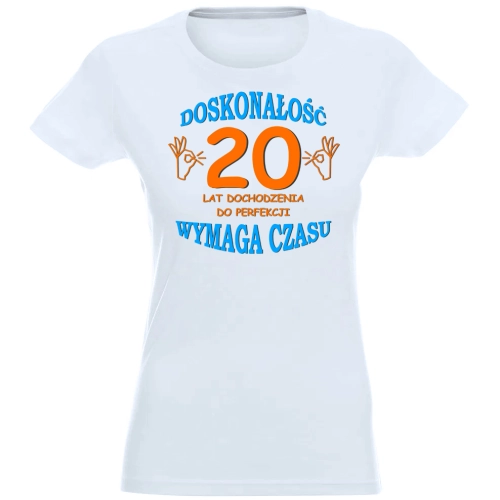 T-SHIRT KOSZULKA DAMSKA PREZENT URODZINY 20 -