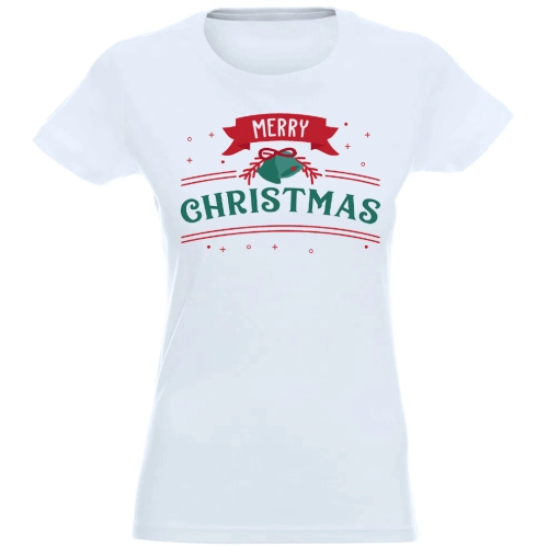T-SHIRT KOSZULKA DAMSKA ŚWIĄTECZNA NADRUK -