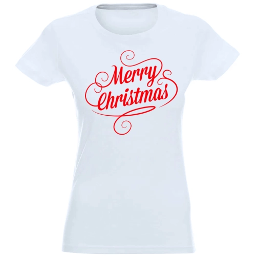 T-SHIRT KOSZULKA DAMSKA ŚWIĄTECZNA NADRUK -