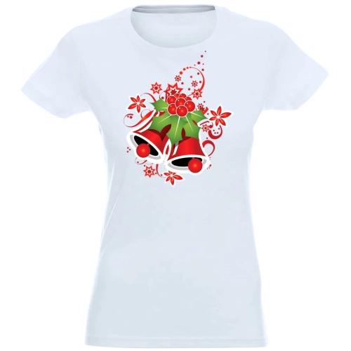 T-SHIRT KOSZULKA DAMSKA ŚWIĄTECZNA NADRUK -