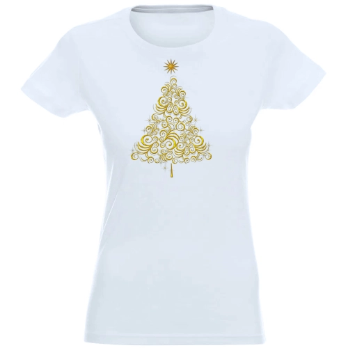 T-SHIRT KOSZULKA DAMSKA ŚWIĄTECZNA CHOINKA -