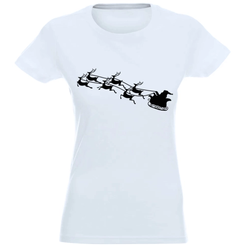 T-SHIRT KOSZULKA DAMSKA ŚWIĄTECZNA RENIFER -