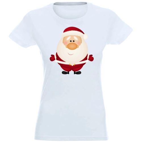 T-SHIRT KOSZULKA DAMSKA ŚWIĄTECZNA MIKOŁAJ -