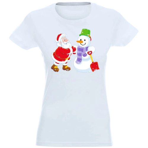 T-SHIRT KOSZULKA DAMSKA ŚWIĄTECZNA MIKOŁAJ -
