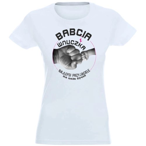 T-SHIRT KOSZULKA DAMSKA NADRUK DLA BABCI -
