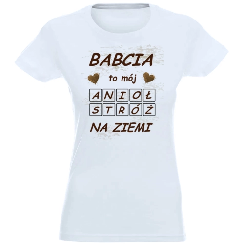 T-SHIRT KOSZULKA DAMSKA NADRUK DLA BABCI -