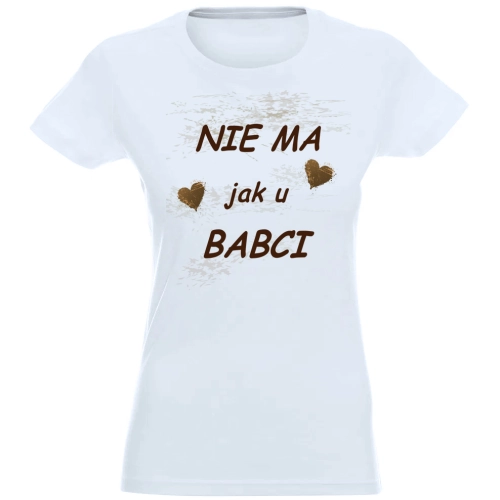 T-SHIRT KOSZULKA DAMSKA NADRUK DLA BABCI -