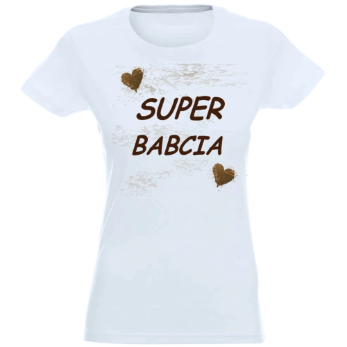 T-SHIRT KOSZULKA DAMSKA NADRUK DLA BABCI -