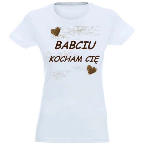 T-SHIRT KOSZULKA DAMSKA NADRUK DLA BABCI -