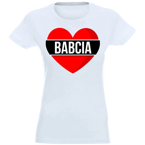T-SHIRT KOSZULKA DAMSKA NADRUK DLA BABCI -