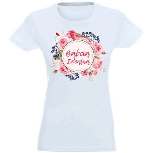 T-SHIRT KOSZULKA DAMSKA NADRUK DLA BABCI -