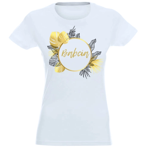 T-SHIRT KOSZULKA DAMSKA NADRUK DLA BABCI -