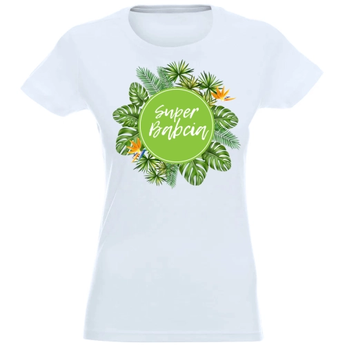 T-SHIRT KOSZULKA DAMSKA NADRUK DLA BABCI -