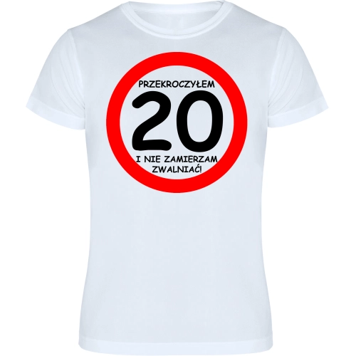 T-SHIRT KOSZULKA MĘSKA PREZENT URODZINY 20 -
