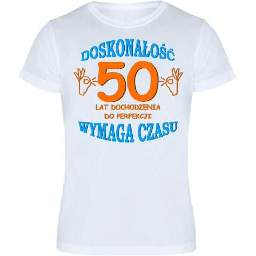 T-SHIRT KOSZULKA MĘSKA PREZENT URODZINY 50 -
