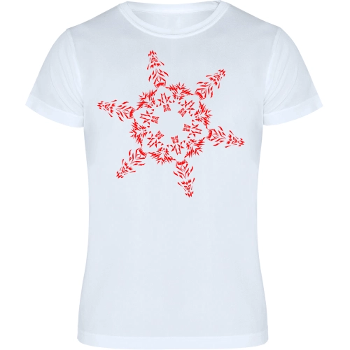 T-SHIRT KOSZULKA MĘSKA ŚWIĄTECZNA ŚNIEŻYNKA -