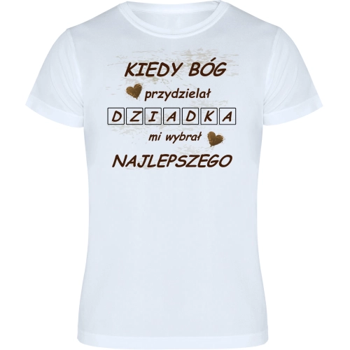 T-SHIRT KOSZULKA MĘSKA NADRUK DLA DZIADKA -