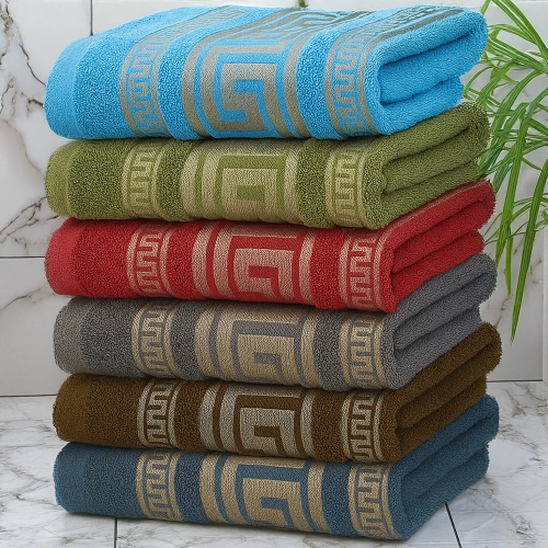 LUKSUSOWY KOMPLET 6 RĘCZNIKÓW KĄPIELOWYCH 70x140 BAWEŁNA FROTTE CHŁONNE