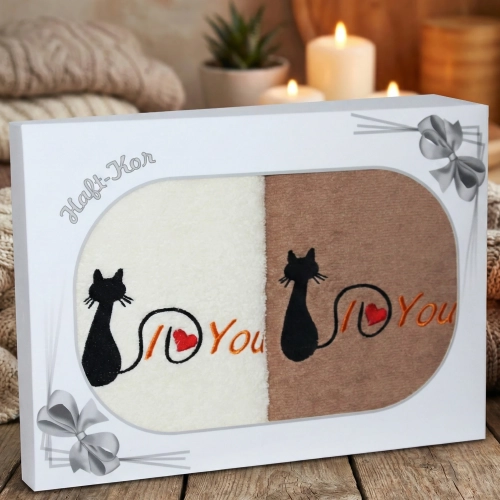 KOMPLET NA PREZENT ZESTAW DWÓCH RĘCZNIKÓW