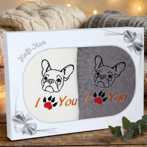 KOMPLET NA PREZENT ZESTAW DWÓCH RĘCZNIKÓW