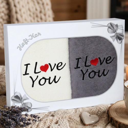 KOMPLET NA PREZENT ZESTAW DWÓCH RĘCZNIKÓW