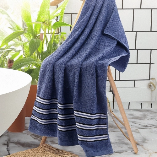 GRUBY RĘCZNIK KĄPIELOWY ZEFIRO 50x100 cm PREMIUM Z BORDIURĄ CHŁONNY GRANAT