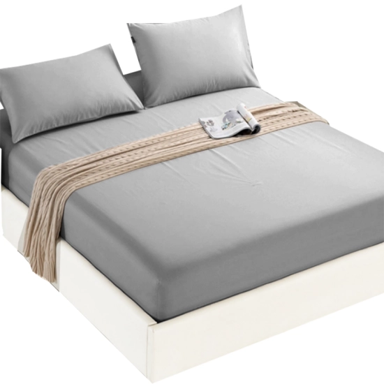 PRZEŚCIERADŁO Z GUMKĄ BAWEŁNIANE 160X200 cm + 25cm STALOWY