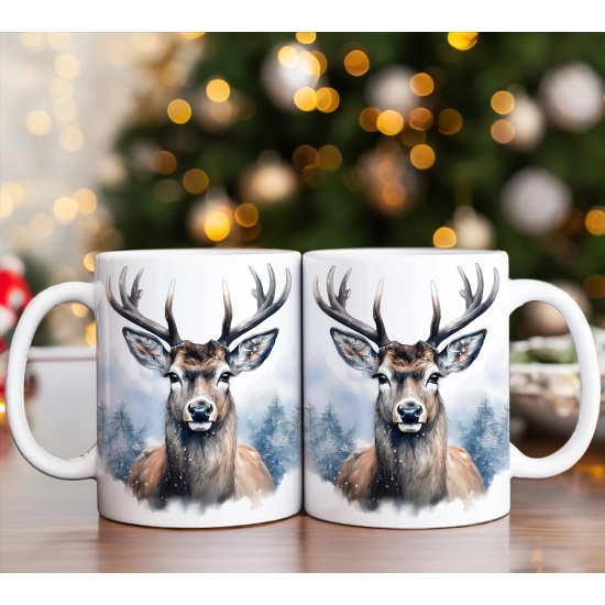 ŚWIĄTECZNY KOMPLET KUBKÓW 330ml NA PREZENT MIKOŁAJ ZESTAW ŚWIĘTA MIKOŁAJ