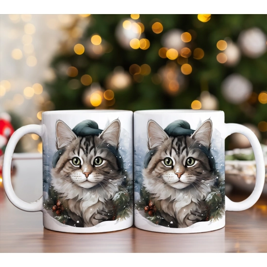 ŚWIĄTECZNY KOMPLET KUBKÓW 330ml NA PREZENT MIKOŁAJ ZESTAW ŚWIĘTA MIKOŁAJ