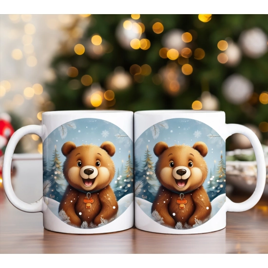 PREZENT ŚWIĄTECZNY ZESTAW KUBKÓW W SKRZYNCE KUBKI MIKOŁAJ RENIFER ŚWIĘTA