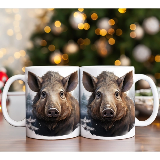 PREZENT ŚWIĄTECZNY ZESTAW KUBKÓW W SKRZYNCE KUBKI MIKOŁAJ RENIFER ŚWIĘTA