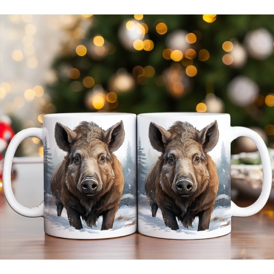 PREZENT ŚWIĄTECZNY ZESTAW KUBKÓW W SKRZYNCE KUBKI MIKOŁAJ RENIFER ŚWIĘTA