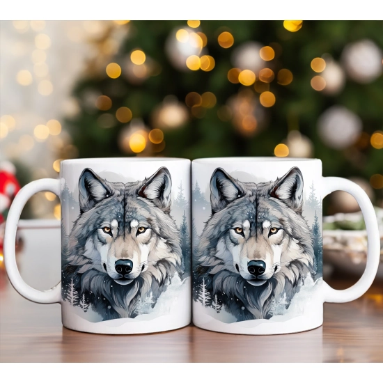 ŚWIĄTECZNY KOMPLET KUBKÓW 330ml NA PREZENT MIKOŁAJ ZESTAW ŚWIĘTA MIKOŁAJ