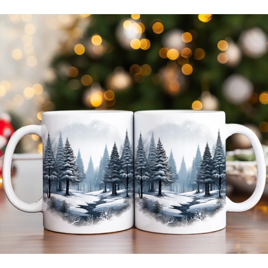 PREZENT ŚWIĄTECZNY ZESTAW KUBKÓW W SKRZYNCE KUBKI MIKOŁAJ RENIFER ŚWIĘTA