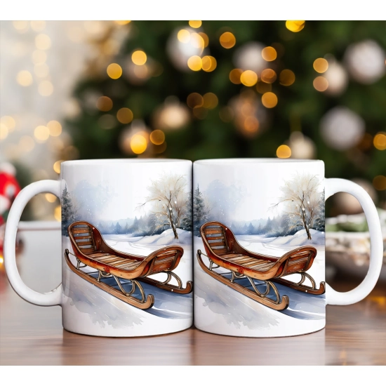 PREZENT ŚWIĄTECZNY ZESTAW KUBKÓW W SKRZYNCE KUBKI MIKOŁAJ RENIFER ŚWIĘTA