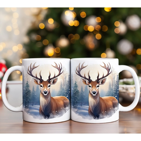 ŚWIĄTECZNY KOMPLET KUBKÓW 330ml NA PREZENT MIKOŁAJ ZESTAW ŚWIĘTA MIKOŁAJ