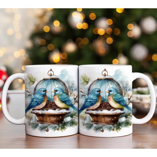 ŚWIĄTECZNY KOMPLET KUBKÓW 330ml NA PREZENT MIKOŁAJ ZESTAW ŚWIĘTA MIKOŁAJ