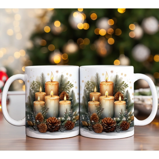 PREZENT ŚWIĄTECZNY ZESTAW KUBKÓW W SKRZYNCE KUBKI MIKOŁAJ RENIFER ŚWIĘTA