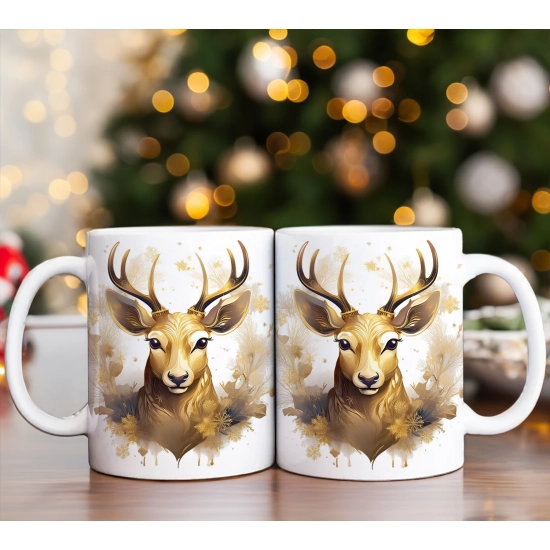 PREZENT ŚWIĄTECZNY ZESTAW KUBKÓW W SKRZYNCE KUBKI MIKOŁAJ RENIFER ŚWIĘTA