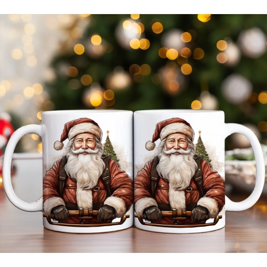 PREZENT ŚWIĄTECZNY ZESTAW KUBKÓW W SKRZYNCE KUBKI MIKOŁAJ RENIFER ŚWIĘTA