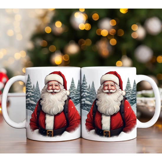 PREZENT ŚWIĄTECZNY ZESTAW KUBKÓW W SKRZYNCE KUBKI MIKOŁAJ RENIFER ŚWIĘTA