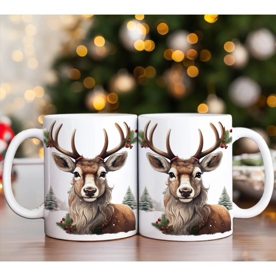 ŚWIĄTECZNY KOMPLET KUBKÓW 330ml NA PREZENT MIKOŁAJ ZESTAW ŚWIĘTA MIKOŁAJ