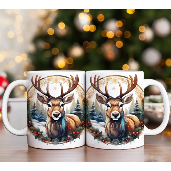 ŚWIĄTECZNY KOMPLET KUBKÓW 330ml NA PREZENT MIKOŁAJ ZESTAW ŚWIĘTA MIKOŁAJ