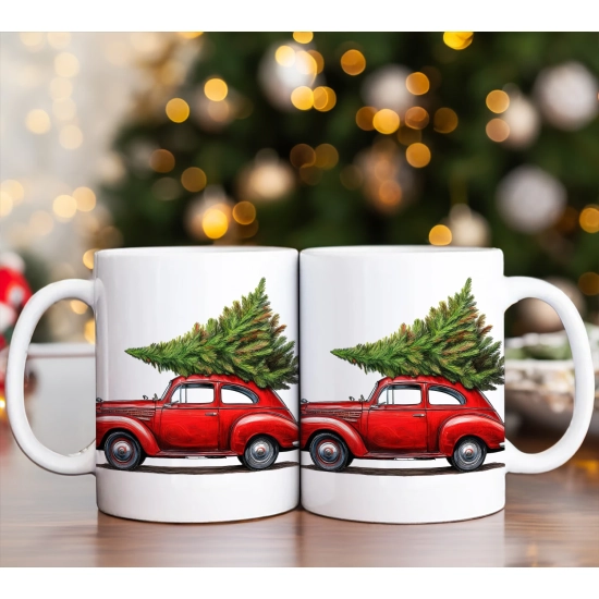 PREZENT ŚWIĄTECZNY ZESTAW KUBKÓW W SKRZYNCE KUBKI MIKOŁAJ RENIFER ŚWIĘTA