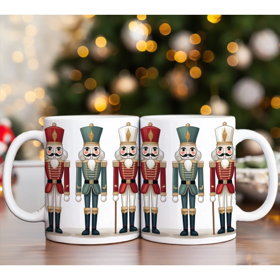 ŚWIĄTECZNY KOMPLET KUBKÓW 330ml NA PREZENT MIKOŁAJ ZESTAW ŚWIĘTA MIKOŁAJ