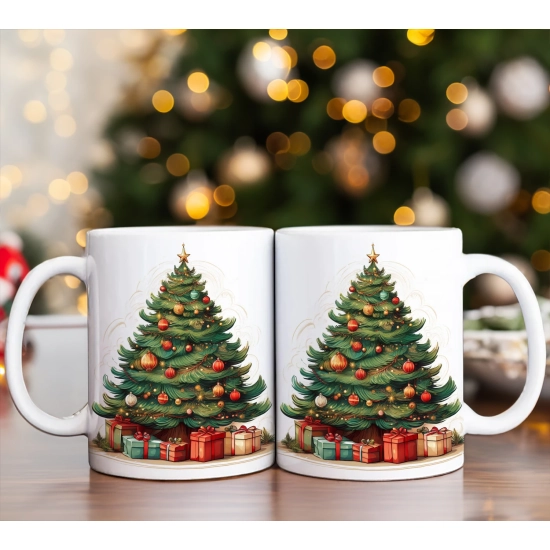 PREZENT ŚWIĄTECZNY ZESTAW KUBKÓW W SKRZYNCE KUBKI MIKOŁAJ RENIFER ŚWIĘTA